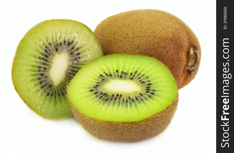 Sweet kiwi fruit close up
