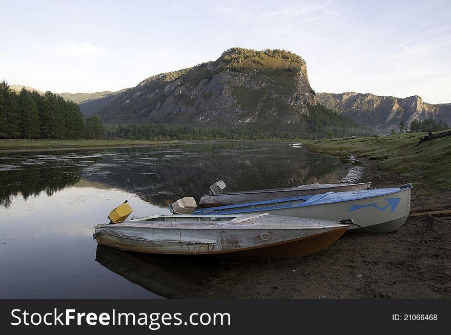 Siberia, Tofalaria, river Uda in the morning