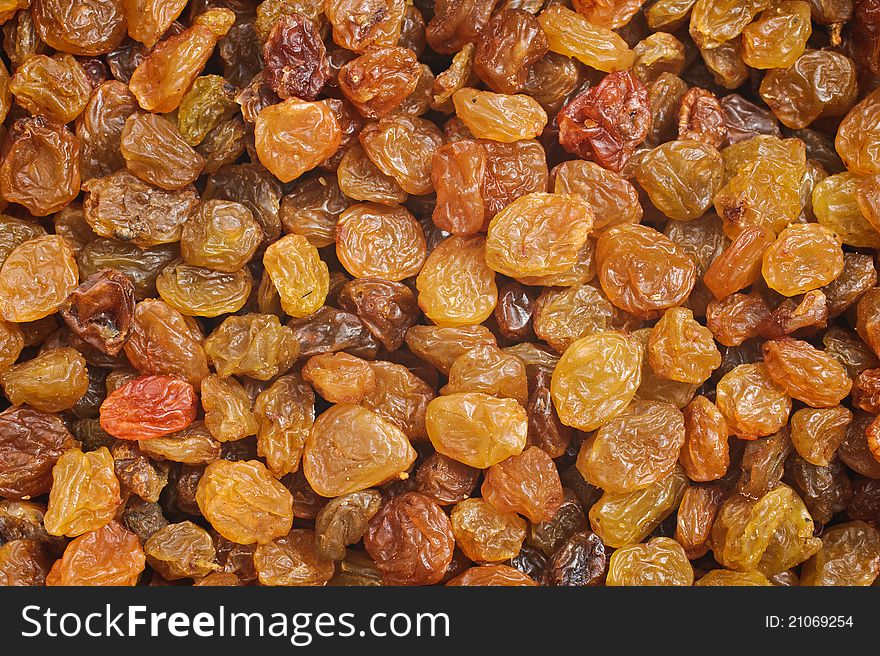 Raisins background. tasty sweet food