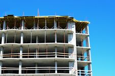 Construction Site And Concrete Building Stock Images Construction Site And Concrete Building Stock Images