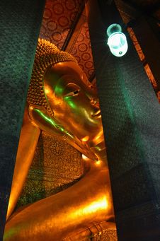 Reclining Buddha At Wat Pho, Bangkok, Thailand Stock Image Reclining Buddha At Wat Pho, Bangkok, Thailand Stock Image