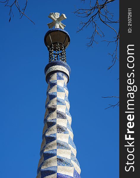 Column In Guell Park