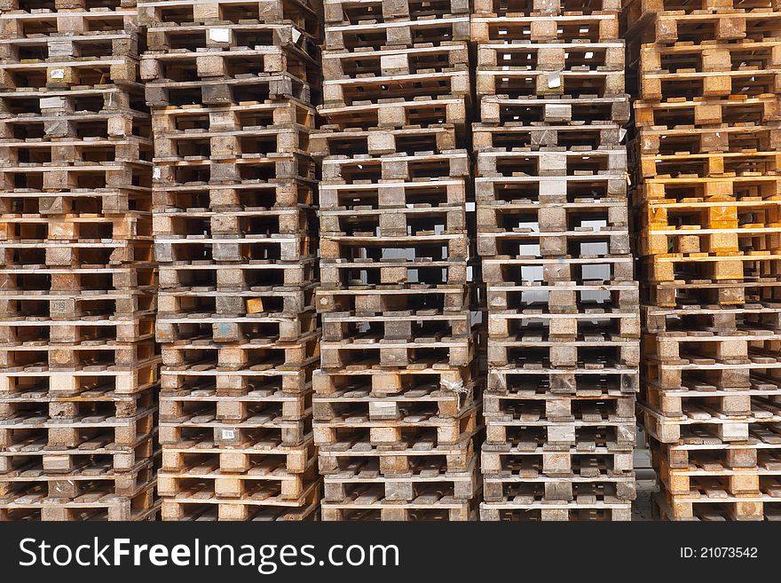 Stacked Pallets