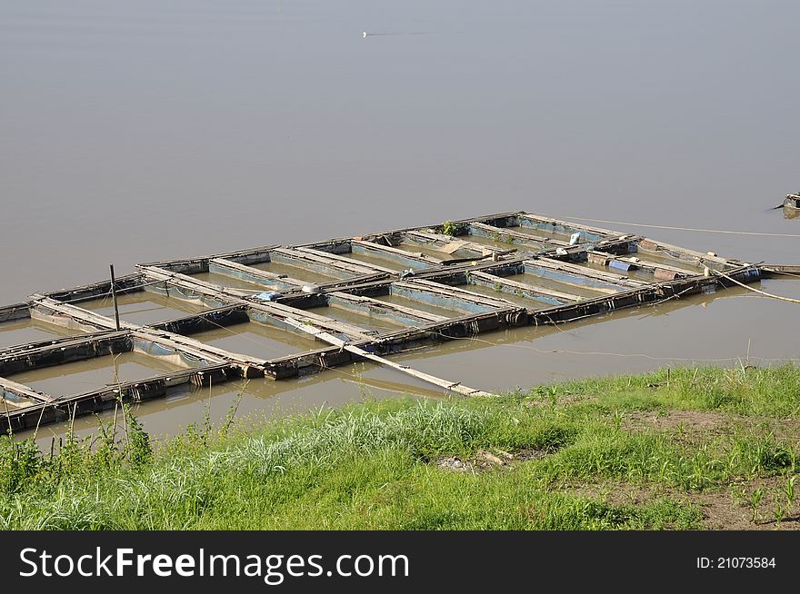 Raft Nature Outdoor River Mekong Thailand