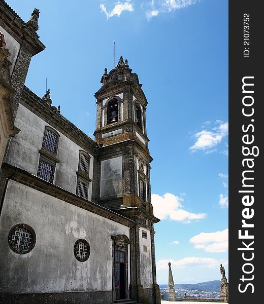 Tower of the Church Bom Jesus do Monte-Braga ,Portugal