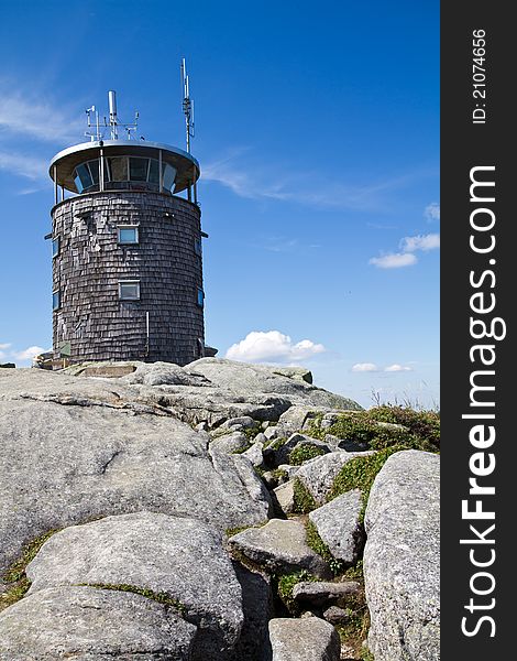 Observation tower at the top of Whiteface Mountain