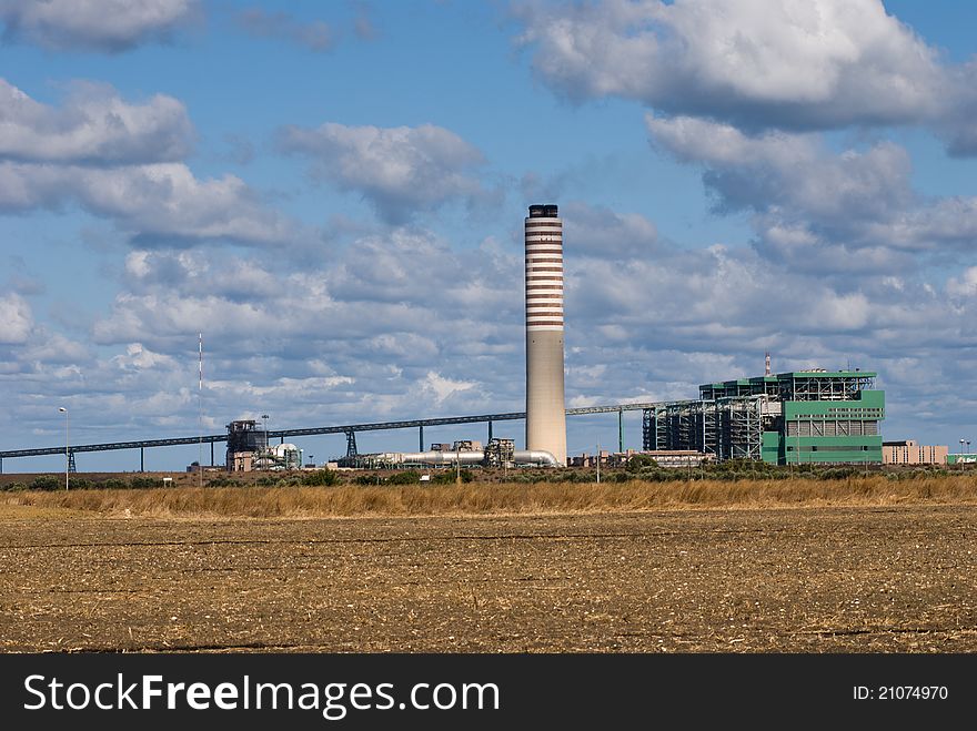 Coal power station at Cerano, Brindisi, Italy