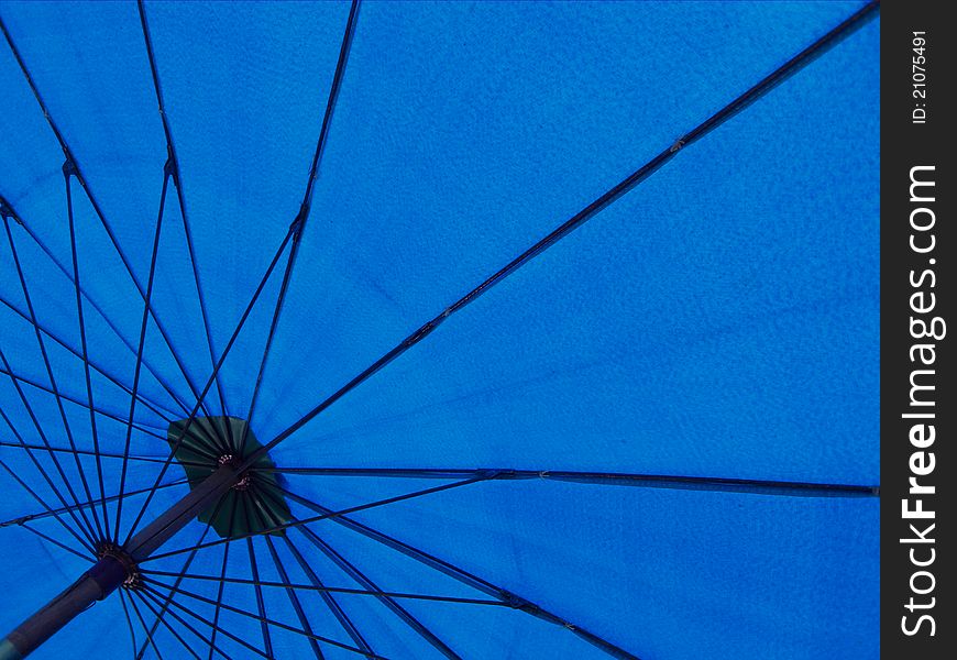 Close-up shot of umbrella. Close-up shot of umbrella