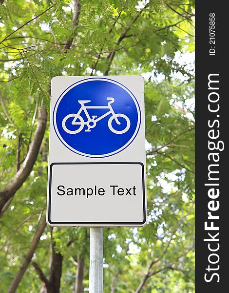 Bicycle Sign