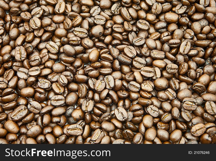 Aroma of roasted coffee beans. Aroma of roasted coffee beans
