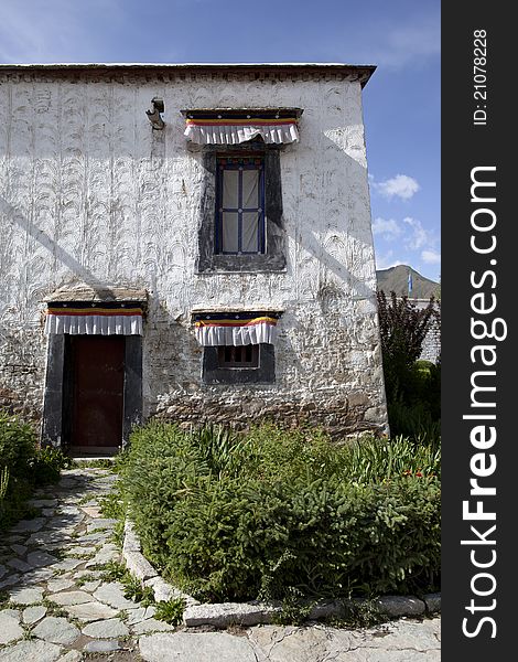 Tibetan house in the potala