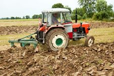 Ploughing Field Royalty Free Stock Image Ploughing Field Royalty Free Stock Image