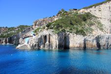 Blue Caves Of Zakynthos Royalty Free Stock Image Blue Caves Of Zakynthos Royalty Free Stock Image