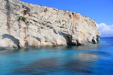 Blue Caves Of Zakynthos Royalty Free Stock Images Blue Caves Of Zakynthos Royalty Free Stock Images