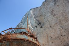 The Smugglers Bay With The Ship Wreck Stock Image The Smugglers Bay With The Ship Wreck Stock Image