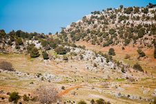 Rural Landscape In Turkey Royalty Free Stock Photo Rural Landscape In Turkey Royalty Free Stock Photo