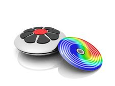 Cd And Cd Player Royalty Free Stock Photography