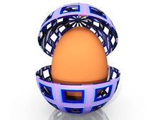 Egg And Egg Royalty Free Stock Images Egg And Egg Royalty Free Stock Images
