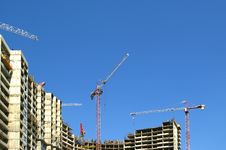 Building Crane Stock Photo