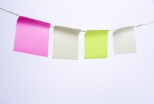 Multi Colored Post-it Note Paper Stock Images