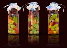 Jars With Conserved Vegetables Stock Photo Jars With Conserved Vegetables Stock Photo
