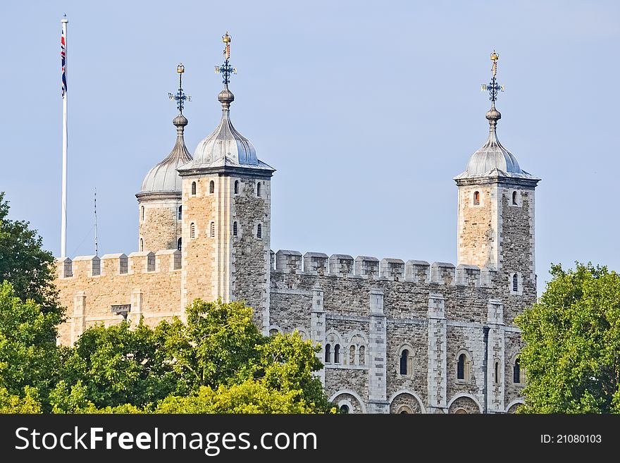 Tower of London from the other riverside