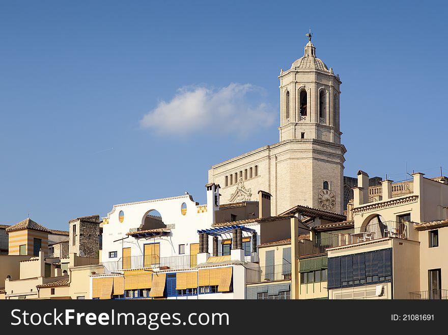 Girona Cathedral In Detail