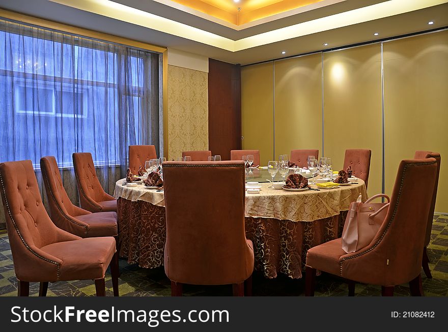 Traditional Chinese dinner table in luxury restaurant. Traditional Chinese dinner table in luxury restaurant