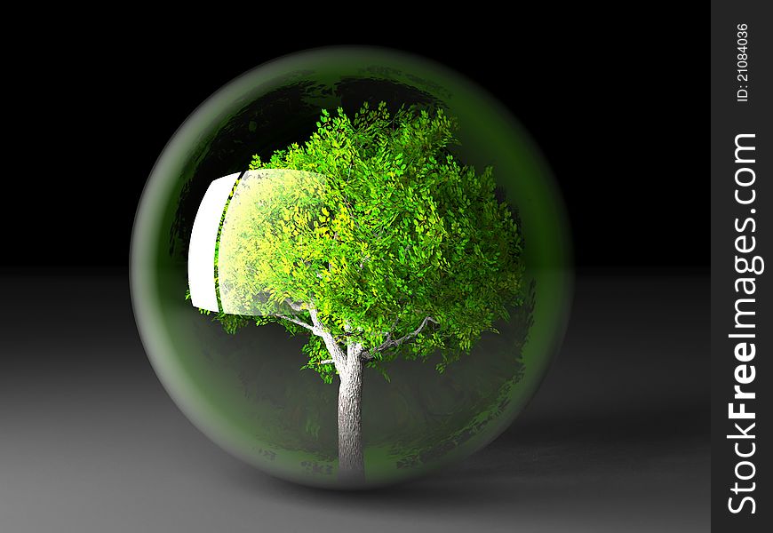 Tree in a bubble