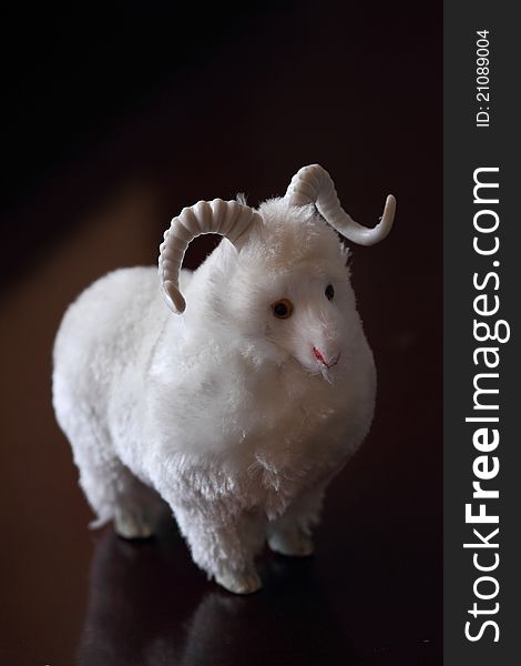 A very cute sheep toy. A very cute sheep toy.