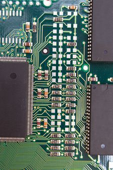 Green Circuit Board Stock Image Green Circuit Board Stock Image