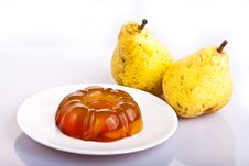 Jelly With Pear Stock Photography Jelly With Pear Stock Photography