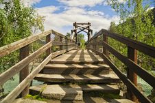 The Wooden Bridge Stock Image The Wooden Bridge Stock Image