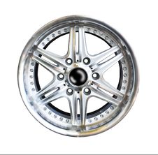 Alloy Wheel With Clipping Path Stock Photos