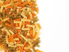Italian Three Colored Pasta Royalty Free Stock Photo Italian Three Colored Pasta Royalty Free Stock Photo