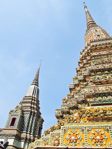 Pagoda At Wat Pho In Bangkok , Thailand Royalty Free Stock Photos Pagoda At Wat Pho In Bangkok , Thailand Royalty Free Stock Photos