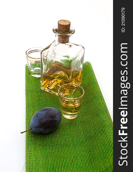 COMPOSITION WITH hungarian plum BRANDY