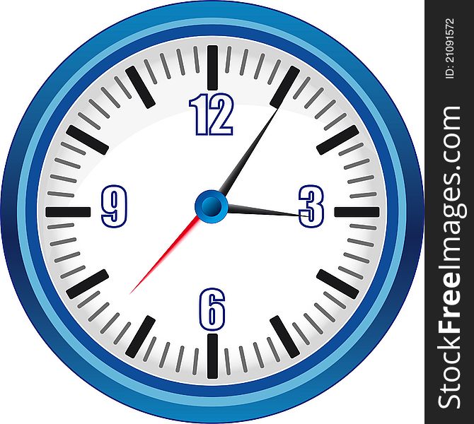 Analog Clock Illustration