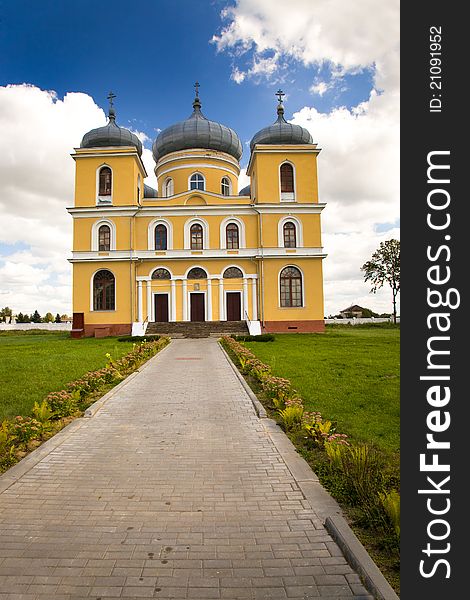 St. Nikolay's orthodox church (the middle of 19 centuries), located in village Dubno, the Grodno area, Belarus