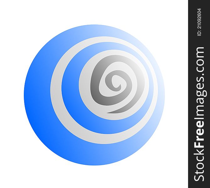 Creative design of circle icon. Creative design of circle icon