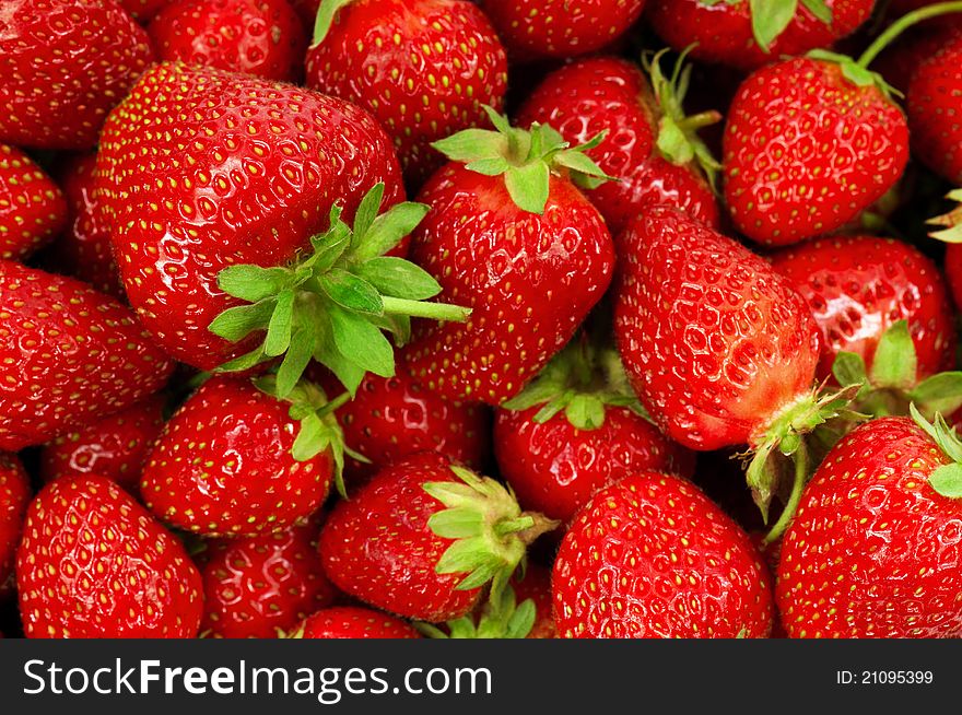 Food Frame Background - Fresh ripe perfect strawberries. Food Frame Background - Fresh ripe perfect strawberries
