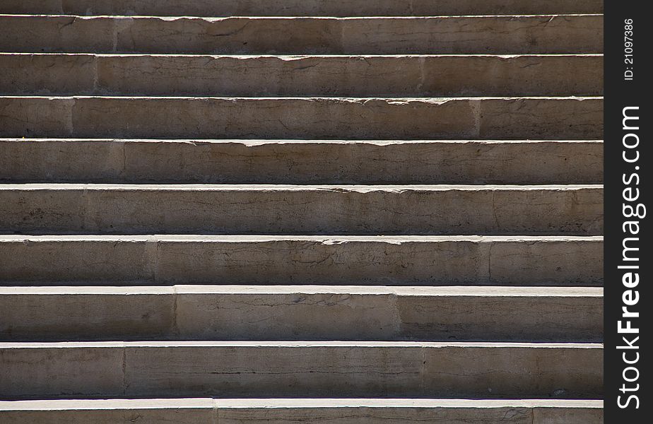 Stone stairs of Cathedral in Trani