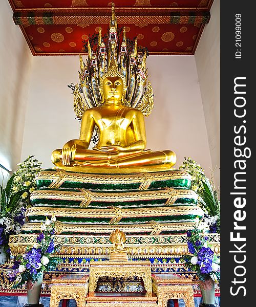 Golden Buddha Image at Wat Pho,Statue of buddha, Bangkok,Thailand. Golden Buddha Image at Wat Pho,Statue of buddha, Bangkok,Thailand