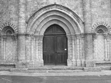 Portal Af A Church In St.-george-d Oleron, France Royalty Free Stock Image Portal Af A Church In St.-george-d Oleron, France Royalty Free Stock Image