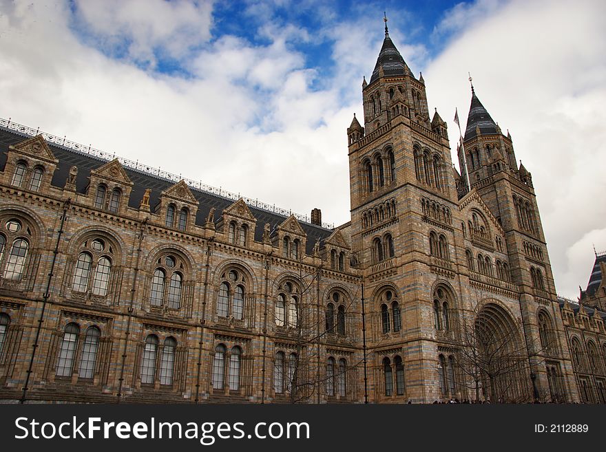 National history museum in London, UK