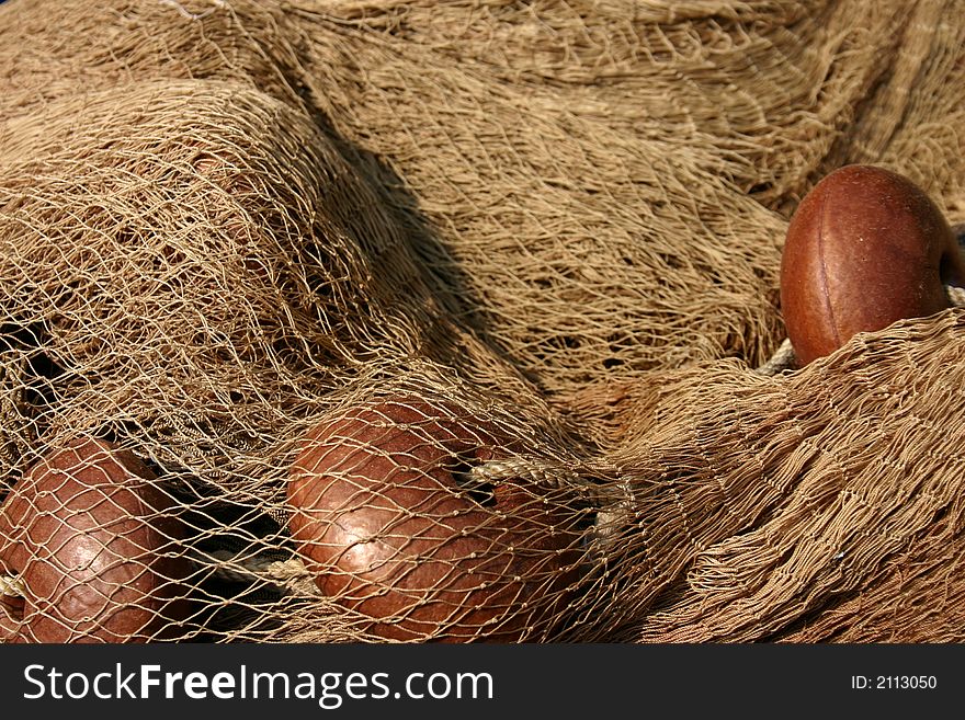 Fishing net close up,italy