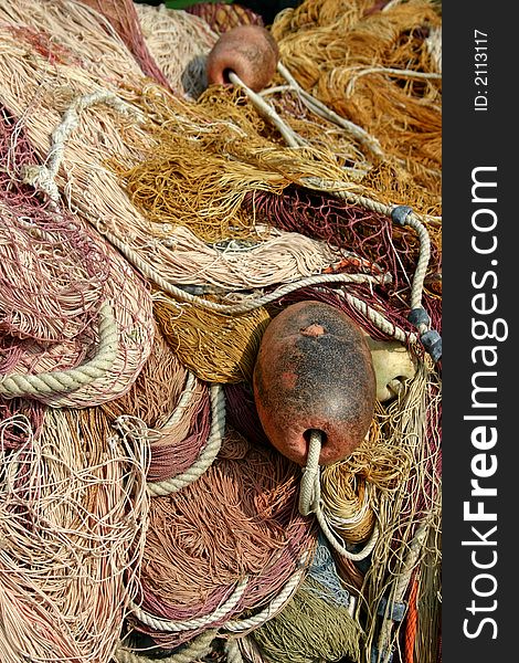 Fishing net close up,italy