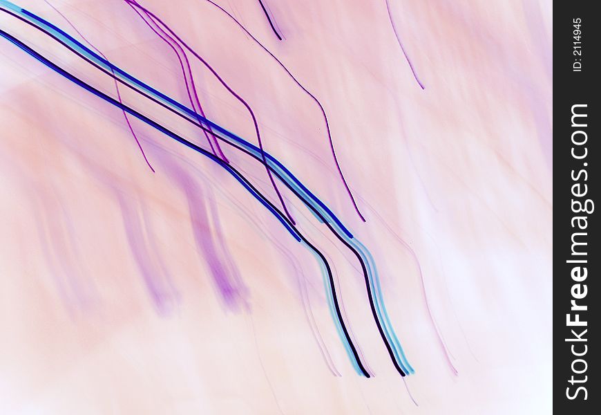 Lilac motion abstraction with blue and violet lines. Lilac motion abstraction with blue and violet lines