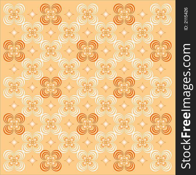 Decorative Wallpaper. Decorative Wallpaper Background. Vector File, change colors easily.