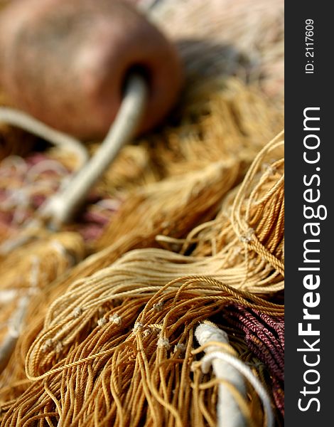 Fishing net close up,italy